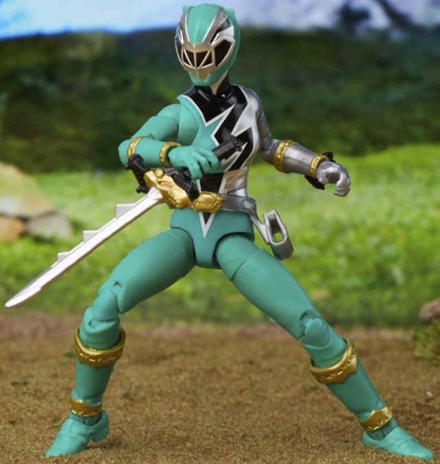 Green Ranger 6-inch Scale Lightning Collection | Power Rangers Dino Fury | Hasbro