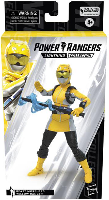Yellow Ranger 6-inch Scale Lightning Collection | Power Rangers Beast Morphers | Hasbro