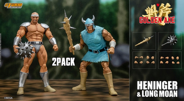 Heninger and Long Moan 1/12 Scale Two-Pack | Golden Axe | Storm Collectibles