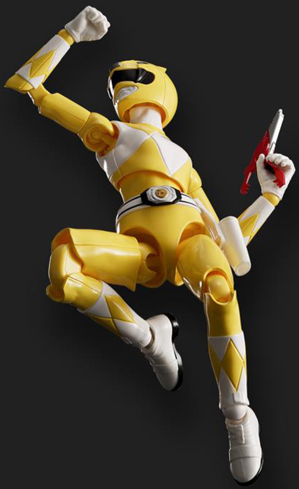 32 Yellow Ranger | Mighty Morphin Power Rangers Furai Model | Flame Toys
