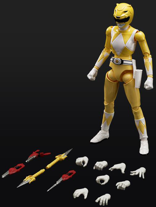 32 Yellow Ranger | Mighty Morphin Power Rangers Furai Model | Flame Toys
