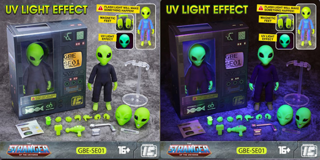 GBE-SE01 Green Alien 1/12 Scale | The Stranger of the Universe | Insist Creation Company