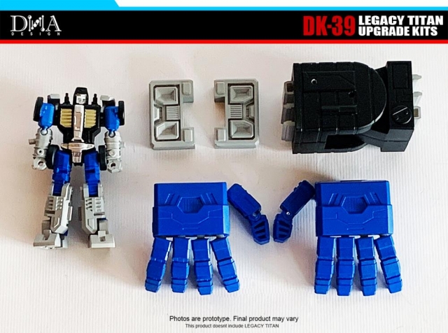 DK-39 Upgrade Kit for Transformers Legacy Titan Class Metroplex | Dna Design | Upgrade Kit