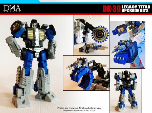 DK-39 Upgrade Kit for Transformers Legacy Titan Class Metroplex | Dna Design | Upgrade Kit