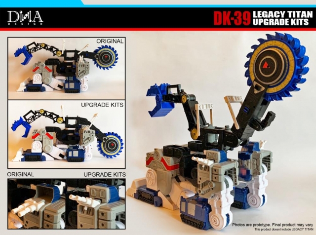 DK-39 Upgrade Kit for Transformers Legacy Titan Class Metroplex | Dna Design | Upgrade Kit
