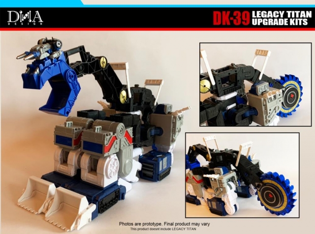 DK-39 Upgrade Kit for Transformers Legacy Titan Class Metroplex | Dna Design | Upgrade Kit