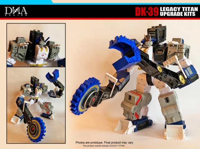 DK-39 Upgrade Kit for Transformers Legacy Titan Class Metroplex | Dna Design | Upgrade Kit