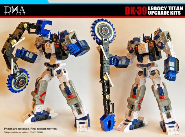 DK-39 Upgrade Kit for Transformers Legacy Titan Class Metroplex | Dna Design | Upgrade Kit