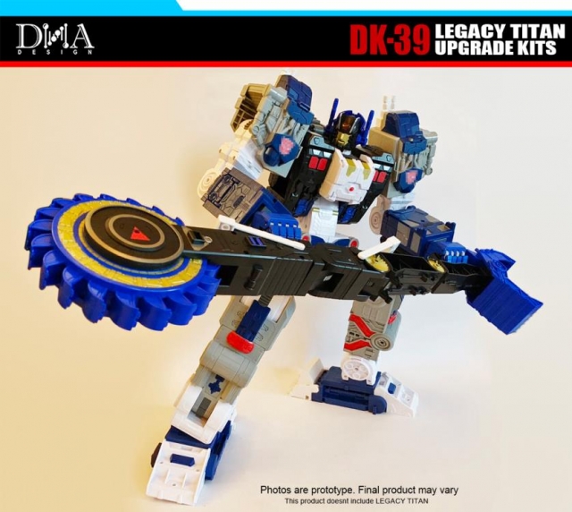 DK-39 Upgrade Kit for Transformers Legacy Titan Class Metroplex | Dna Design | Upgrade Kit