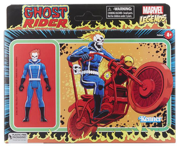Ghost Rider and Hellcycle 3.75-Inch Scale | Marvel Legends Retro Collection