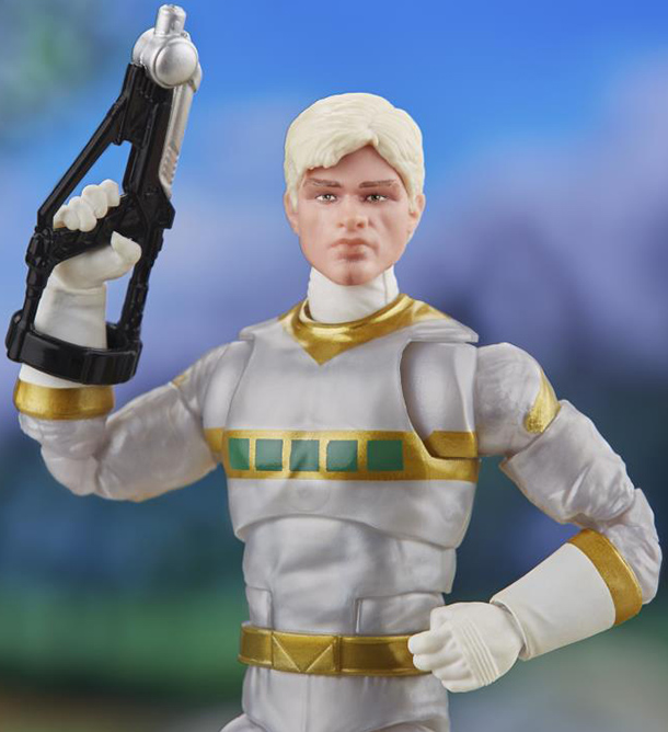 Silver Ranger and Silver Cycle Deluxe 6-inch Scale Lightning Collection | Power Rangers In Space | Hasbro