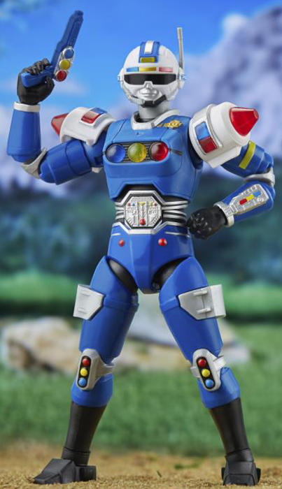 Blue Senturion Deluxe 6-inch Scale Lightning Collection | Power Rangers Turbo | Hasbro 