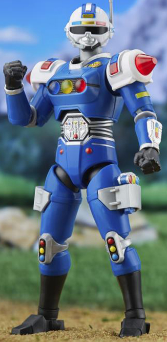 Blue Senturion Deluxe 6-inch Scale Lightning Collection | Power Rangers Turbo | Hasbro 