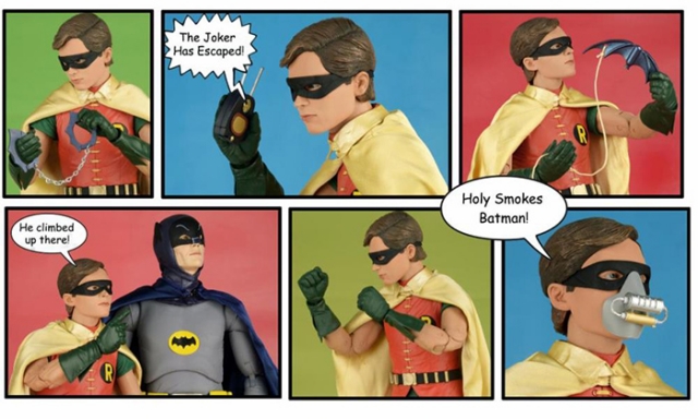 Robin Burt Ward 1/4 Scale | Batman Classic 1966 TV Series | NECA