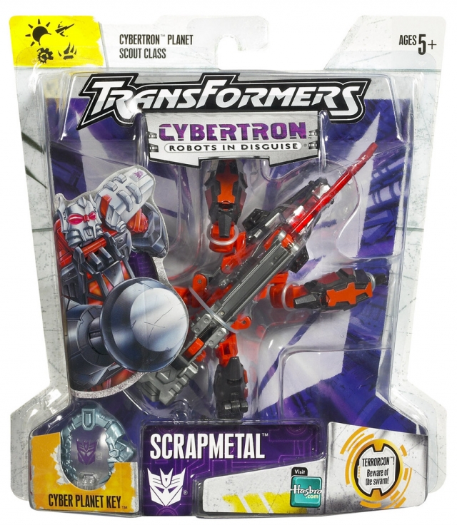 Scrapmetal Red Version Scout Class | Transformers Cybertron