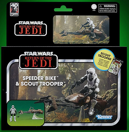 Speeder Bike and Scout Trooper 3.75-Inch Scale | Star Wars: Return Of The Jedi | Star Wars The Vintage Collection