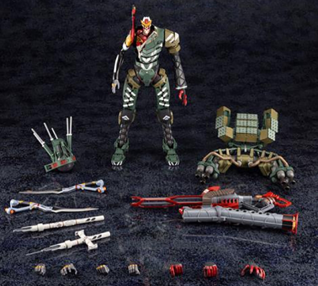 Production Model-New 02a (JA-02 Body Assembly Cannibalized) 1/400 Scale Model Kit| Rebuild Of Evangelion | Kotobukiya