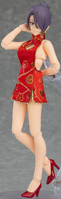 No.563 Female Body (Mika) with Mini Skirt Chinese Dress Outfit figma | Max Factory