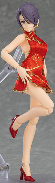 No.563 Female Body (Mika) with Mini Skirt Chinese Dress Outfit figma | Max Factory