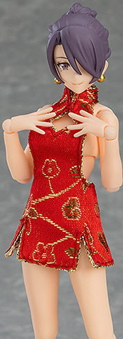 No.563 Female Body (Mika) with Mini Skirt Chinese Dress Outfit figma | Max Factory