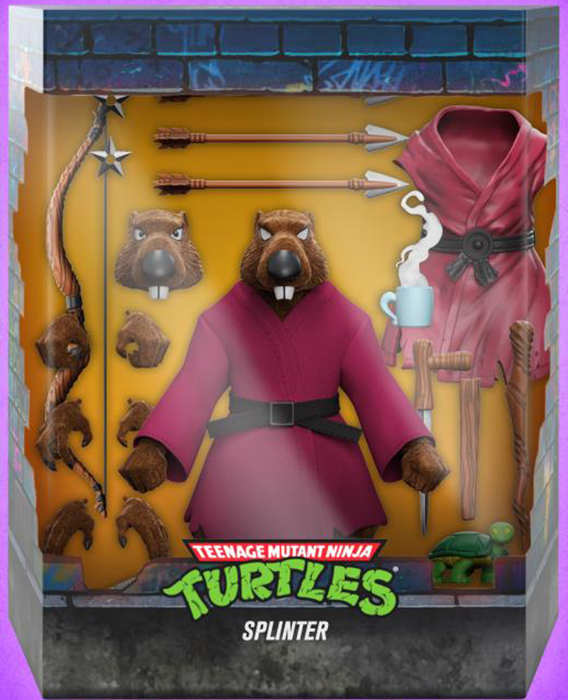 Splinter (Flocked) 7-inch Scale | Teenage Mutant Ninja Turtles Ultimates | Super7