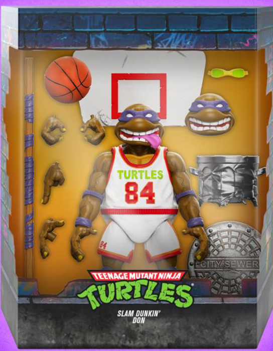 Slam Dunkin Don 7-inch Scale | Teenage Mutant Ninja Turtles Ultimates | Super7