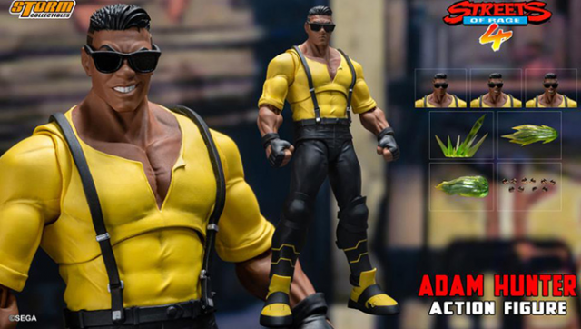 Adam Hunter 1:12 Scale Exclusive Figure | Streets of Rage 4 | Storm Collectibles