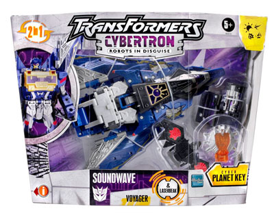 Soundwave and Laserbeak Voyager Class | Transformers Cybertron