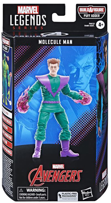 Molecule Man Puff Adder BAF | The Avengers (Classic Comic) | Marvel Legends