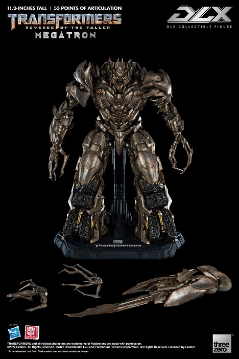 Megatron DLX Scale Collectible Figure |  Transformers: Revenge Of The Fallen | threezero