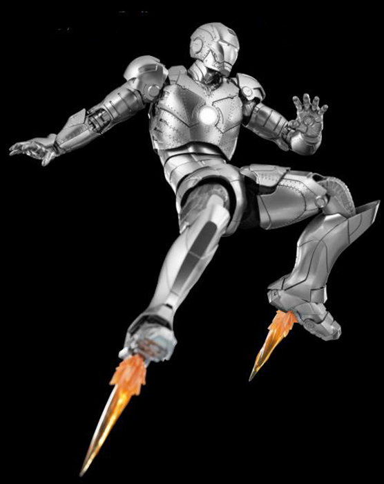 Iron Man Mark 2 DLX Collectible Figure | Threezero Avengers: Infinity Saga DLX