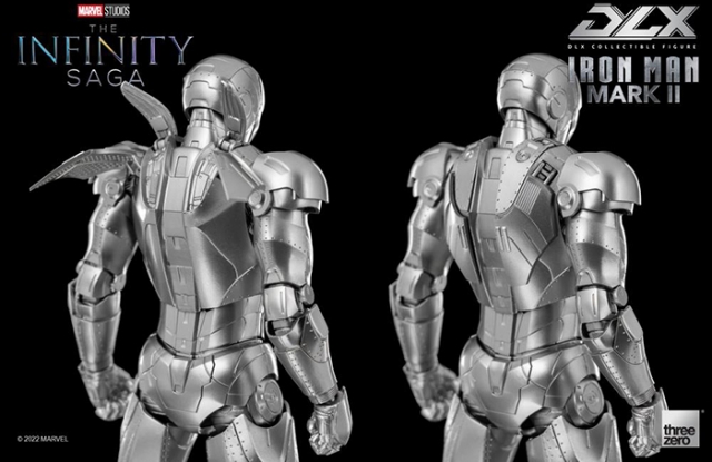 Iron Man Mark 2 DLX Collectible Figure | Threezero Avengers: Infinity Saga DLX