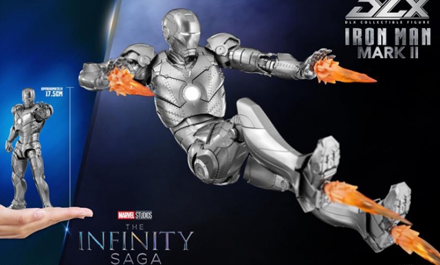 Iron Man Mark 2 DLX Collectible Figure | Threezero Avengers: Infinity Saga DLX