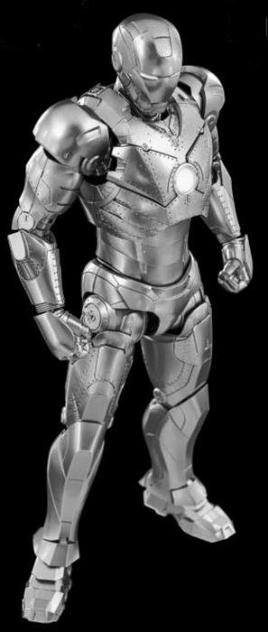 Iron Man Mark 2 DLX Collectible Figure | Threezero Avengers: Infinity Saga DLX