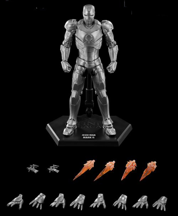 Iron Man Mark 2 DLX Collectible Figure | Threezero Avengers: Infinity Saga DLX
