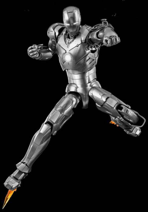 Iron Man Mark 2 DLX Collectible Figure | Threezero Avengers: Infinity Saga DLX
