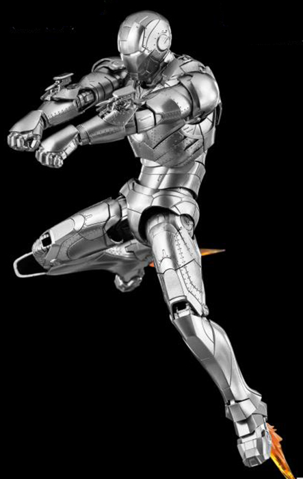 Iron Man Mark 2 DLX Collectible Figure | Threezero Avengers: Infinity Saga DLX
