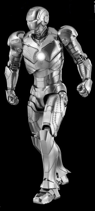 Iron Man Mark 2 DLX Collectible Figure | Threezero Avengers: Infinity Saga DLX