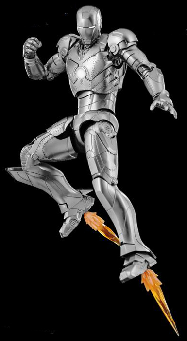 Iron Man Mark 2 DLX Collectible Figure | Threezero Avengers: Infinity Saga DLX