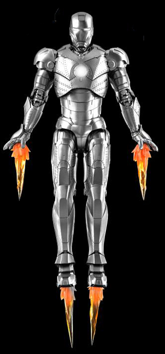 Iron Man Mark 2 DLX Collectible Figure | Threezero Avengers: Infinity Saga DLX