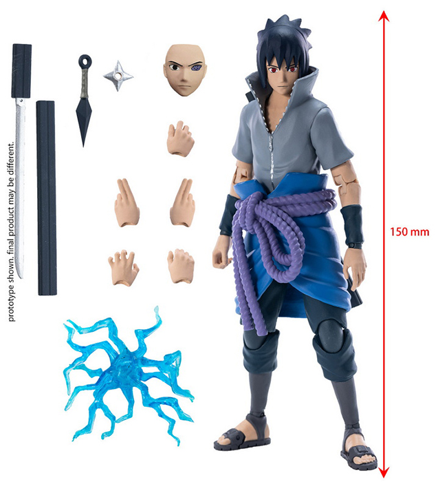 Sasuke Uchiha Exquisite Basic 1/12 Scale | Naruto: Shippuden | Hiya Toys