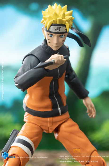 Naruto Uzumaki Exquisite Basic 1/12 Scale | Naruto: Shippuden | Hiya Toys