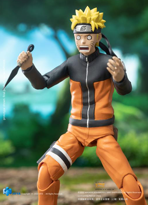 Naruto Uzumaki Exquisite Basic 1/12 Scale | Naruto: Shippuden | Hiya Toys