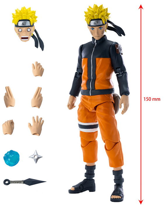 Naruto Uzumaki Exquisite Basic 1/12 Scale | Naruto: Shippuden | Hiya Toys