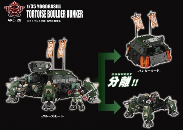 ARC-28 Yggdrasill ARCHE-SOLDIER Tortoise Boulder Bunker 1:35 Scale | ARCHECORE