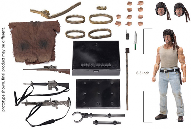 John Rambo 1:12 Scale Exquisite Super | First Blood | Hiya Toys