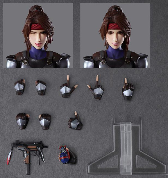 Jessie, Cloud and Motorcycle Set Play Arts Kai | Final Fantasy VII: Remake | Square Enix