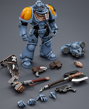 Space Wolves Claw Pack Sigyrr Stoneshield 1/18 Scale | Warhammer 40K | Joy Toy