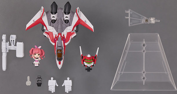 VF-31C Siegfried Mirage Farina Jenius Use Version and Makina Nakajima Set Tiny Session | Macross Delta | Bandai Spirits