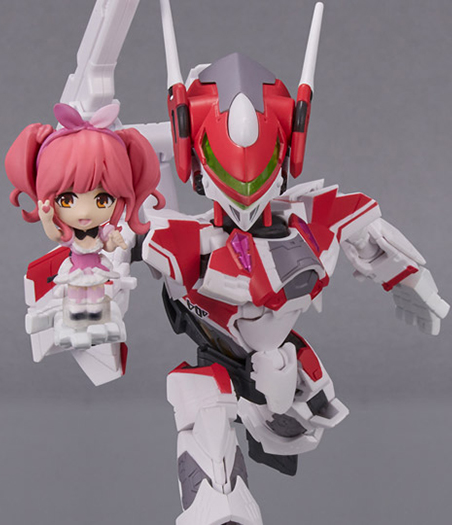 VF-31C Siegfried Mirage Farina Jenius Use Version and Makina Nakajima Set Tiny Session | Macross Delta | Bandai Spirits